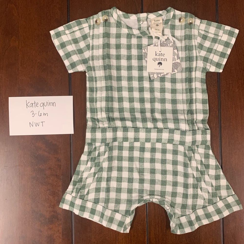 NWT Kate Quinn 3-6m gauze outfit